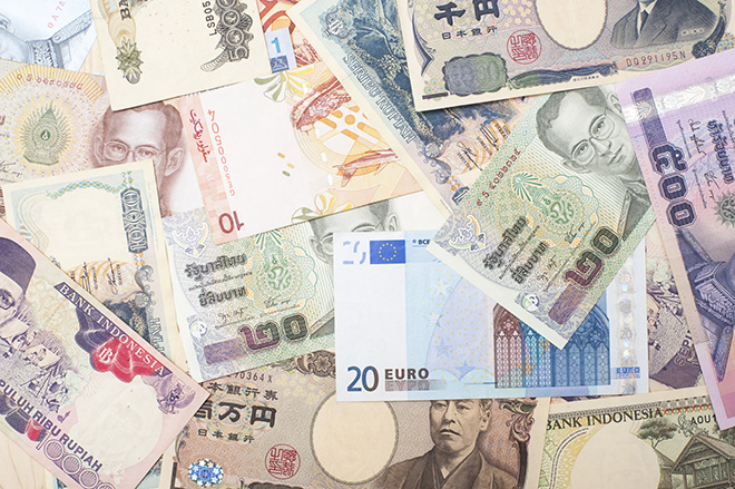 アジアの通貨（紙幣）