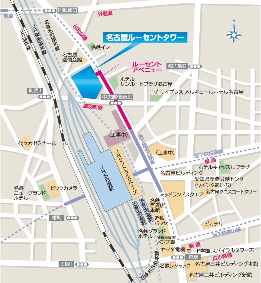 名古屋ルーセント地図